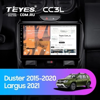 Штатная магнитола Teyes CC3L 4/32 Lada Largus 2021+ F1