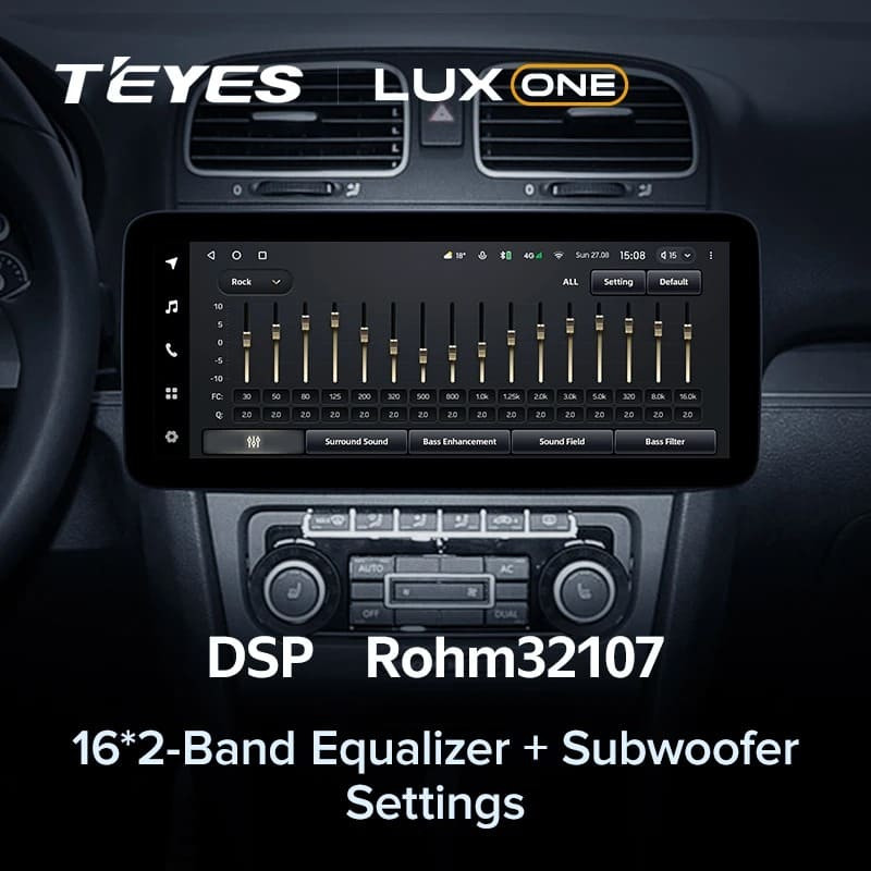 Штатная магнитола Teyes LUX ONE 4/64 Volkswagen Bora (2008-2012)