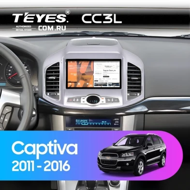 Штатная магнитола Teyes CC3L 4/64 Chevrolet Captiva 1 C140 (2011-2016) F2