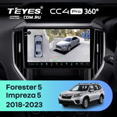 Штатная магнитола Teyes CC4 Pro 360 12/256 Subaru Impreza 5 (2018-2023)