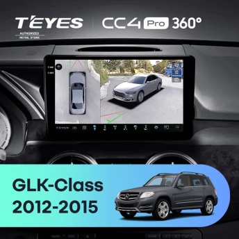 Штатная магнитола Teyes CC4 Pro 360 12/256 Mercedes-Benz GLK-Class X204 (2012-2015)
