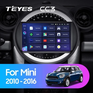 Штатная магнитола Teyes CC3 4/32 Mini Cooper (2010-2016) F2