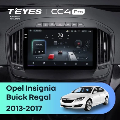 Штатная магнитола Teyes CC4 Pro 8/128 Opel Insignia (2013-2017) Тип-A