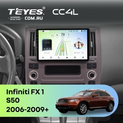 Штатная магнитола Teyes CC4L 6/64 Infiniti FX 1 (S50) (2006-2009)