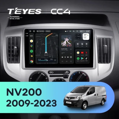 Штатная магнитола Teyes CC4 6/64 Nissan NV200 M20 (2009-2023) F1