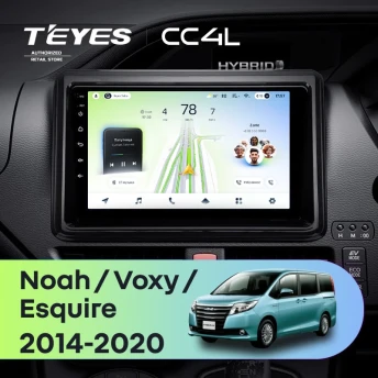 Штатная магнитола Teyes CC4L 6/64 Toyota Esquire 1 (2014-2020) F1 Правый руль