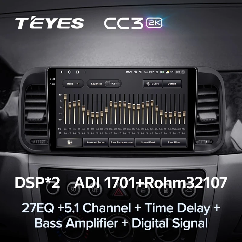 Штатная магнитола Teyes CC3 2K 4/64 Brilliance M2 (BS4) (2006-2010)