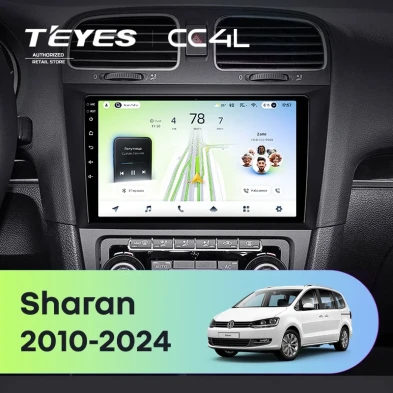 Штатная магнитола Teyes CC4L 6/64 Volkswagen Sharan (2010-2024)