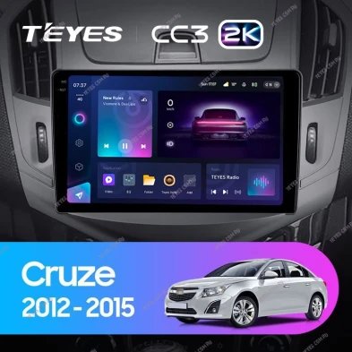 Штатная магнитола Teyes CC3 2K 6/128 Chevrolet Cruze J300 J308 (2012-2015) F1
