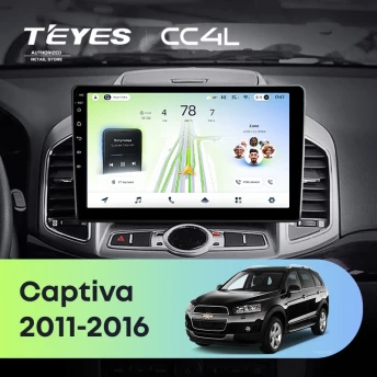 Штатная магнитола Teyes CC4L 6/64 Chevrolet Captiva 1 (2011-2016) F2