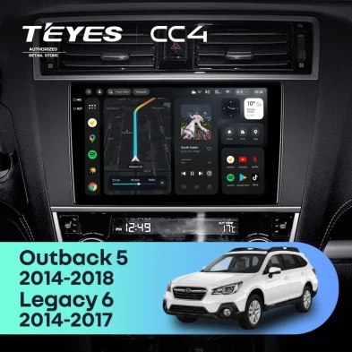 Штатная магнитола Teyes CC4 6/64 Subaru Outback 5 (2014-2018)