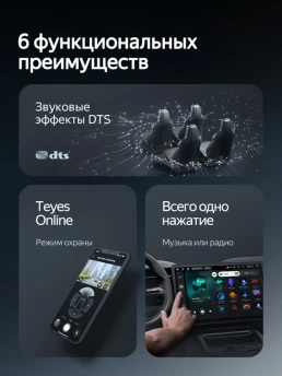 Штатная магнитола Teyes CC4 6/64 lsuzu D-MAX 3 RG (2019-2023)