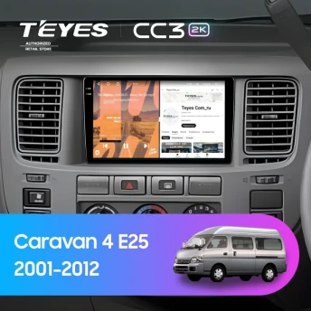Штатная магнитола Teyes CC3 2K 4/64 Nissan Caravan 4 E25 (2001-2012)