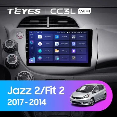 Штатная магнитола Teyes CC3L WiFi 2/32 Honda Fit 2 GE (2007-2014)