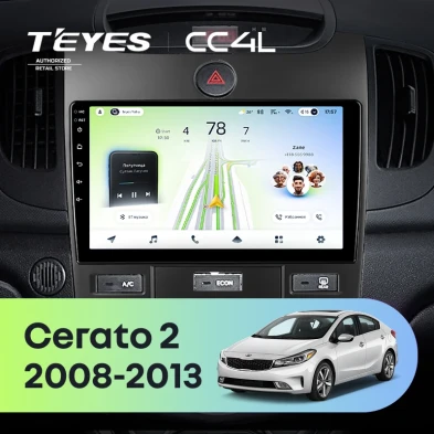 Штатная магнитола Teyes CC4L 6/64 Kia Cerato 2 TD (2008-2013) F3