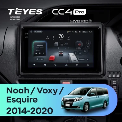 Штатная магнитола Teyes CC4 Pro 8/128 Toyota Noah R80 (2014-2020) F1 Правый руль
