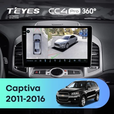 Штатная магнитола Teyes CC4 Pro 360 12/256 Chevrolet Captiva 1 (2011-2016) F2