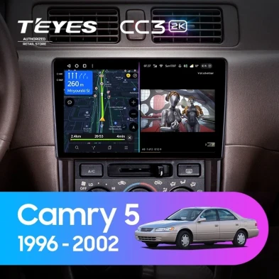 Штатная магнитола Teyes CC3 2K 4/64 Toyota Camry 5 XV 20 (1996-2002)