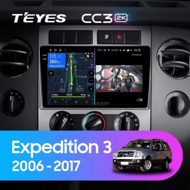 Штатная магнитола Teyes CC3 2K 4/64 Ford Expedition 3 U3242 U3542 U324 U354 (2006-2017)