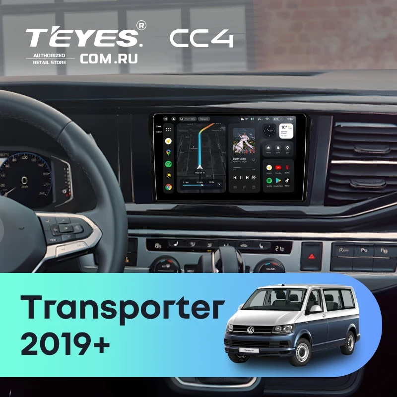 Штатная магнитола Teyes CC4 6/64 Volkswagen Transporter (T6) 2019+