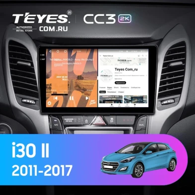 Штатная магнитола Teyes CC3 2K 4/64 Hyundai i30 2 GD (2011-2017) (0din)