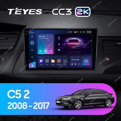 Штатная магнитола Teyes CC3 2K 6/128 Citroen C5 2 (2008-2017) F1