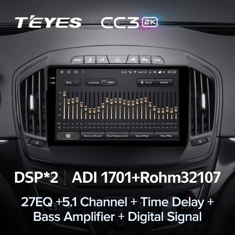 Штатная магнитола Teyes CC3 2K 4/32 Buick Regal (2013-2017) Тип-B