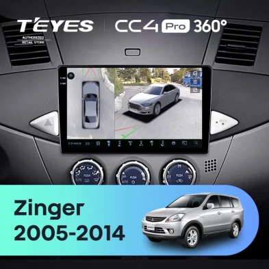 Штатная магнитола Teyes CC4 Pro 360 8/128 Mitsubishi Zinger (2005-2014)