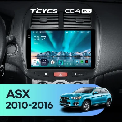 Штатная магнитола Teyes CC4 Pro 8/128 Mitsubishi ASX 1 (2010-2016) Тип-B