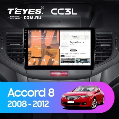 Штатная магнитола Teyes CC3L 4/32 Honda Accord 8 (2008-2012)