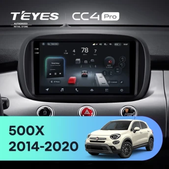 Штатная магнитола Teyes CC4 Pro 12/256 Fiat 500X (2014-2020)