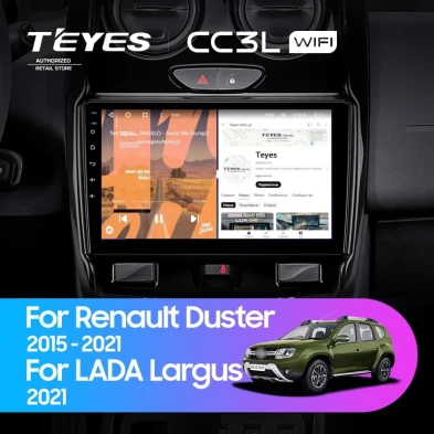 Штатная магнитола Teyes CC3L WiFi 2/32 Renault Duster (2015-2021) F1